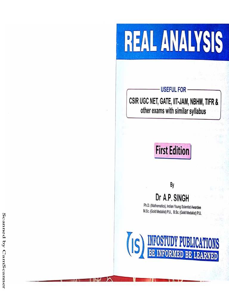 A FIRST COURSE IN REAL ANALYSIS BY MK SINGHAL PDF visual data 6