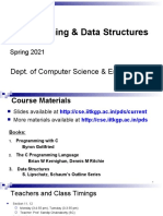 CS10003: Programming & Data Structures: Spring 2021