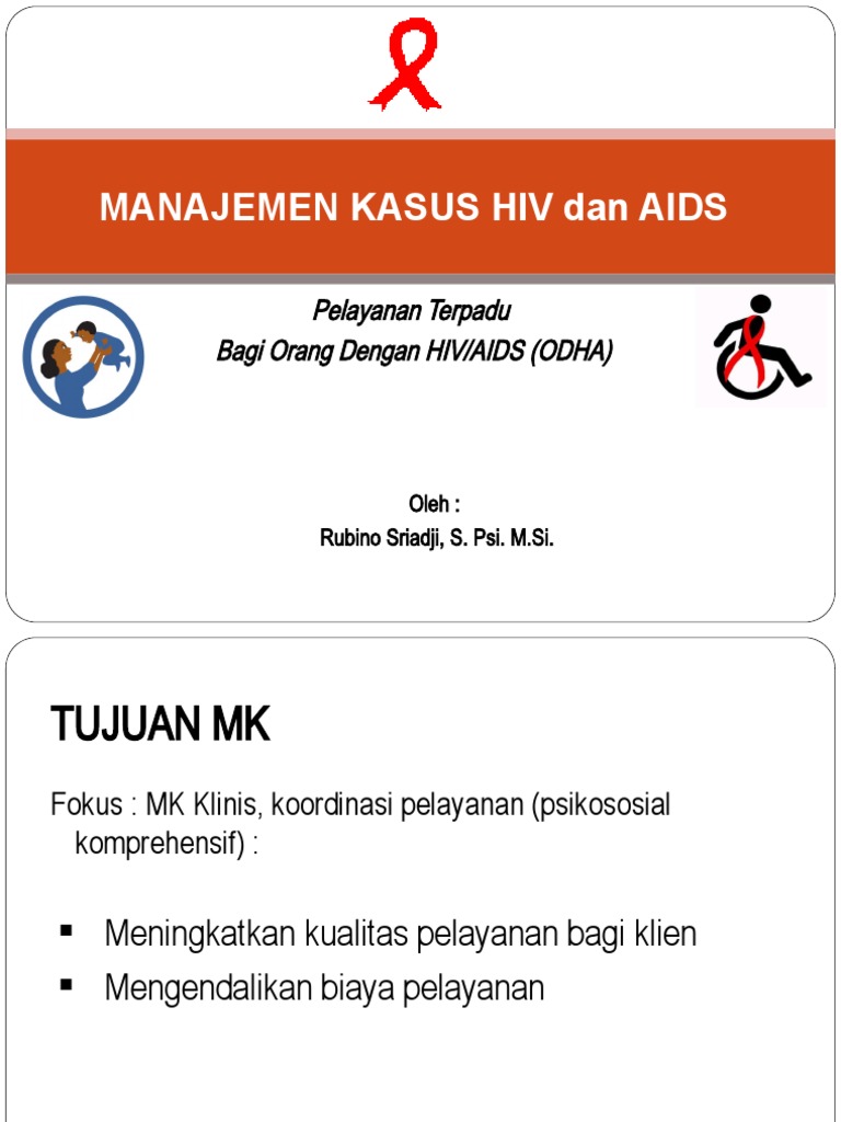 Manajemen Kasus Hiv Dan Aids: Pelayanan Terpadu Bagi Orang Dengan HIV ...