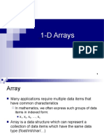 1-D Arrays: Click To Add Text