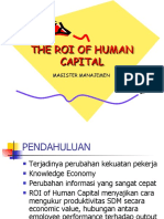 The Roi of Human Capital