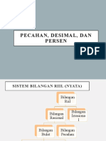 Pecahan, Desimal, Persentase