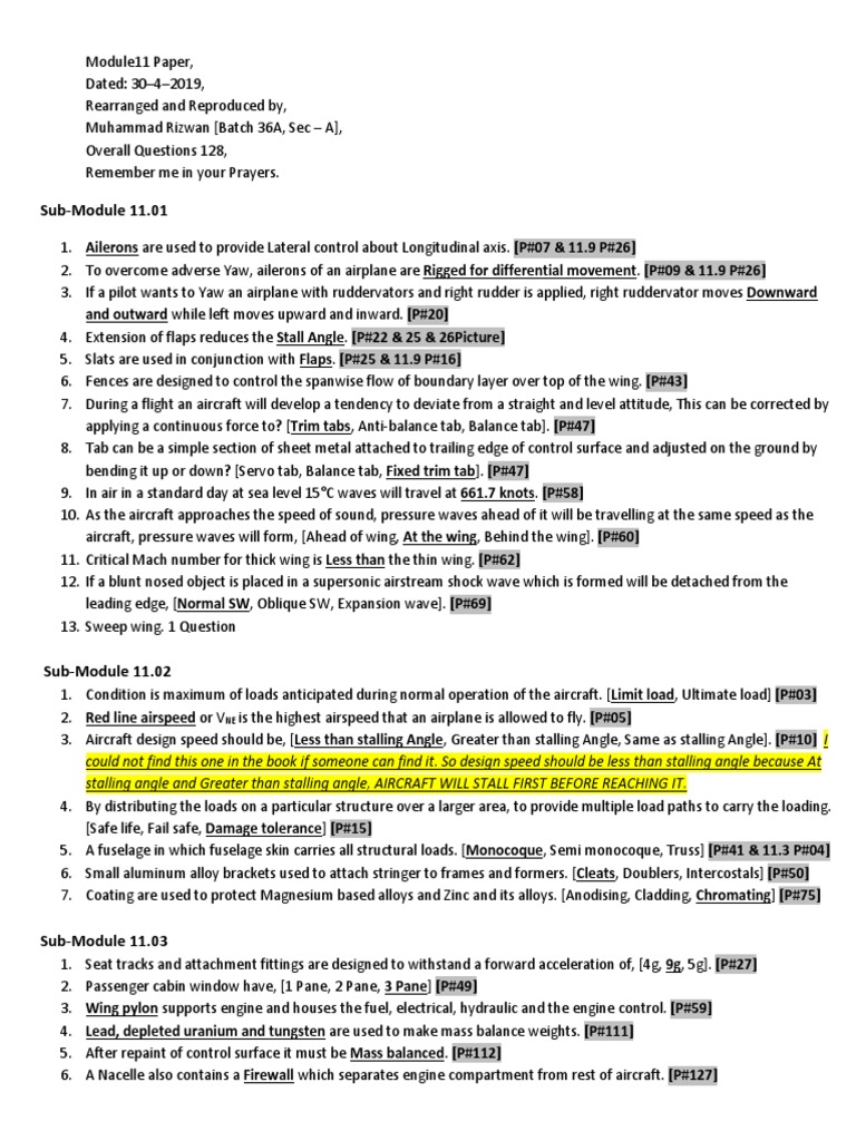 Sub-Module 11.01: and Outward While Left Moves Upward and Inward. (P#20 ...