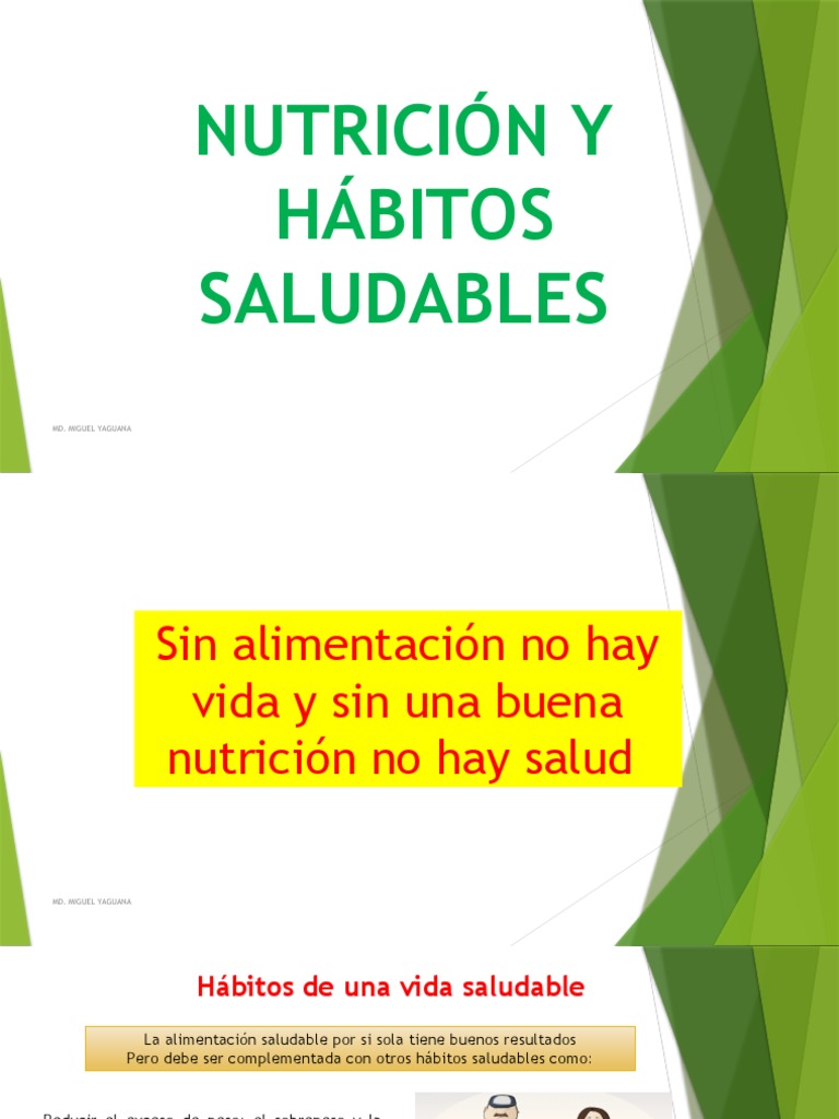 Nutricion y Habitos Saludables | PDF | Dieta | Nutrición