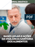 Bases Legais e Ações Da Vigilância Sanitária Dos Alimentos