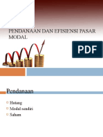 Bab 8 Pendanaan Dan Efisiensi Pasar Modal