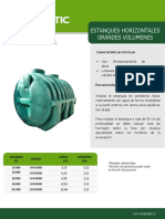 Estanques horizontales grandes volúmenes