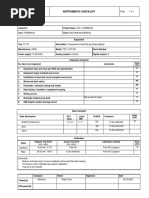 TT-101 - Instrument-Commissioning-Checklist