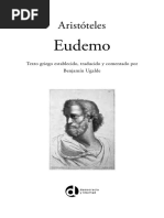 Aristóteles - Eudemo (Edición de Benjamín Ugalde)