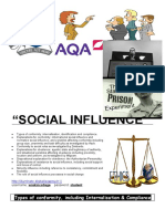 Social Influence Aqa