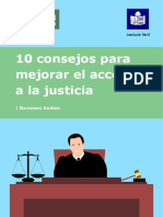 Naciones Unidas. 10 Consejos para Mejorar El Acceso A La Justicia