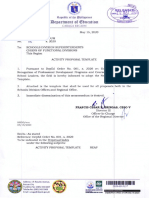 Deped Activity Proposal Template
