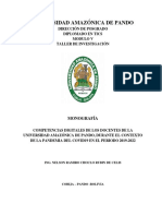 Monografia Sobre Competecncias Digitales Del Docente de La UAP