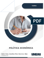 Trabajo de Investigación - 1 - Reconstruir El Histórico de Las Políticas Económicas Del Ecuador