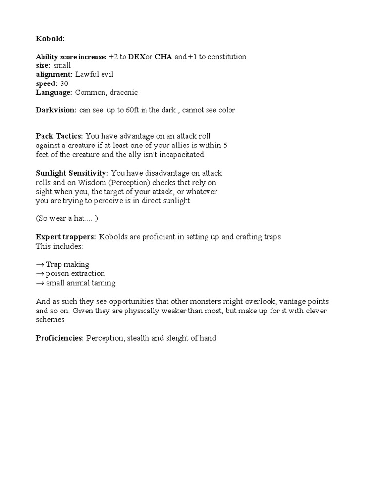 Kobold | PDF