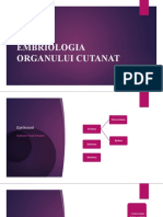 C.1. Elemente de Embriologie A Organului Cutanat. Anatomia Şi Histologia Cutanată. Fiziologia Pielii