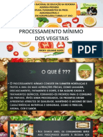 Processamento Mínimo de Vegetais