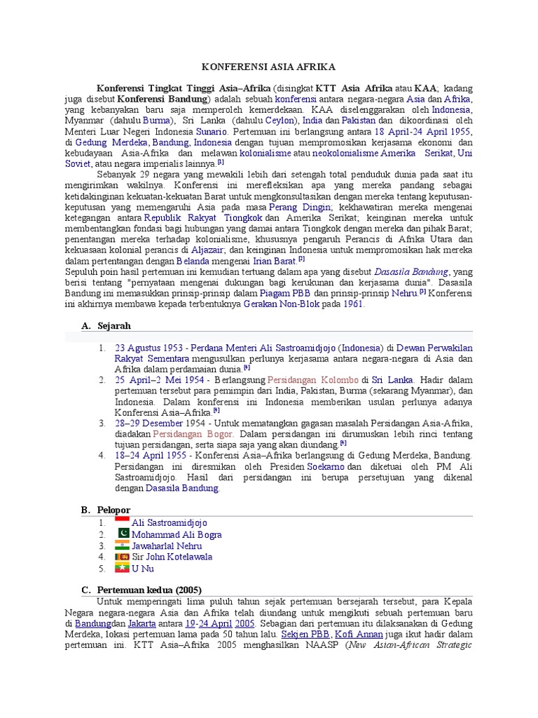 Konferensi asia afrika pdf
