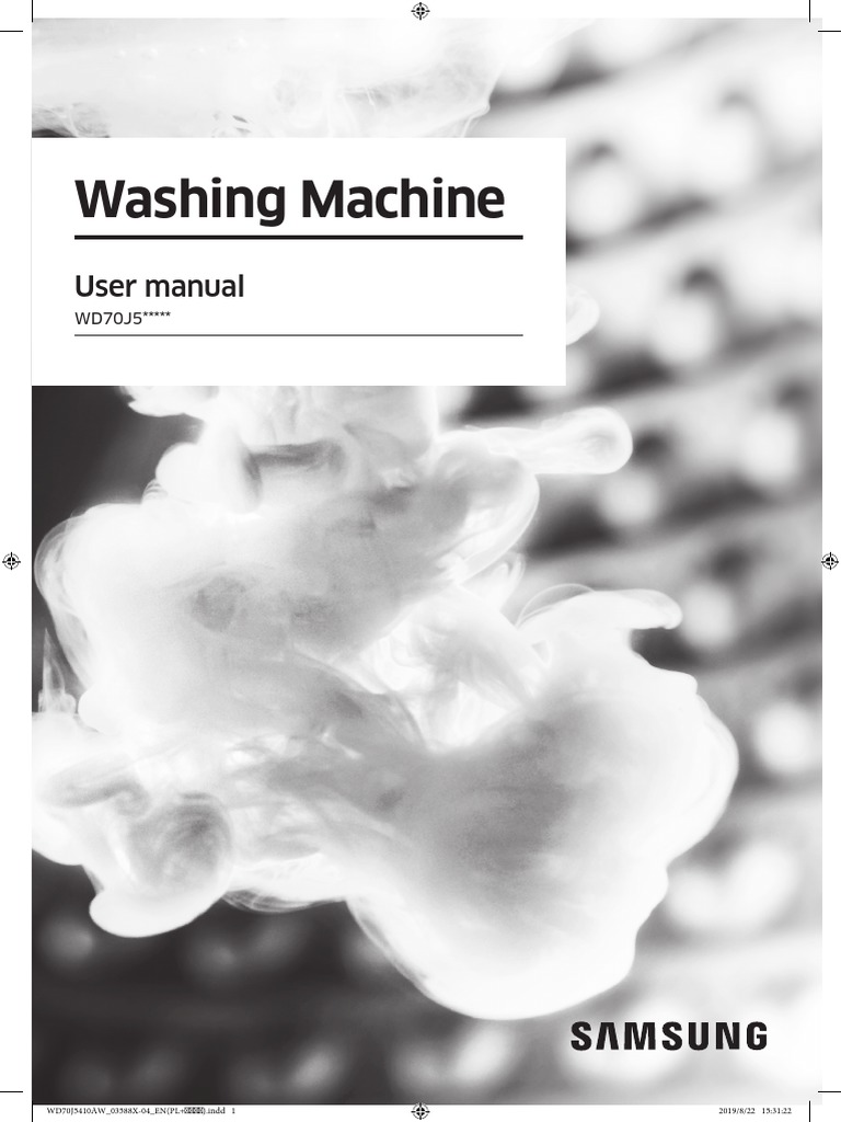 Guide to Using Your WD70J5410AW Washing Machine Safely and Effectively ...