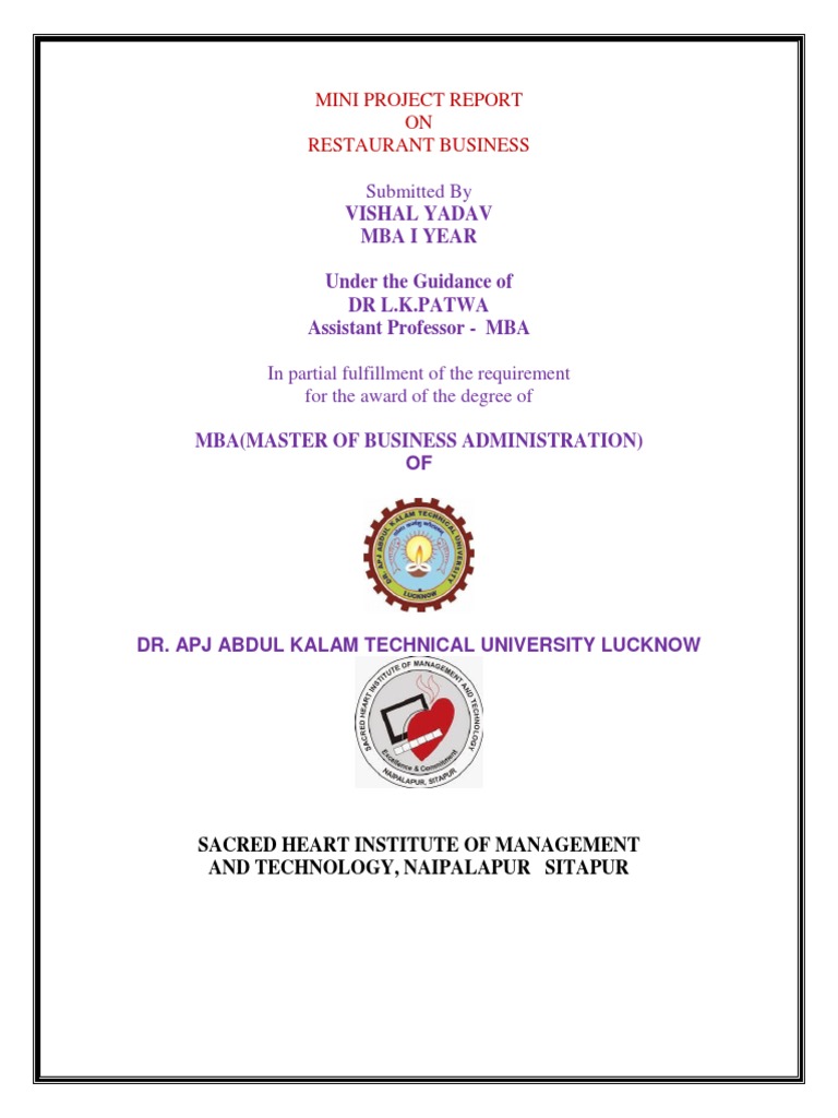 Mini Project Report Vishal Yadav New | PDF