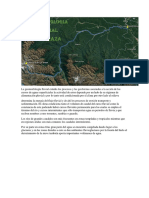 Río Araza: geomorfología fluvial y perfil longitudinal