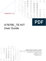 A7670E TE V1.01 Kit User Guide V1.00