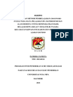 Skripsi (Penggunaan Metode Crossword Puzzle Pada Kelas V Mata Pelajaran Ipa Materi Bumi Dan Alam Semesta)