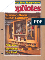 Crafts - Woodworking - Magazine - (Ebook) - Shopnotes #77 - Sliding Door Shop Cabinet