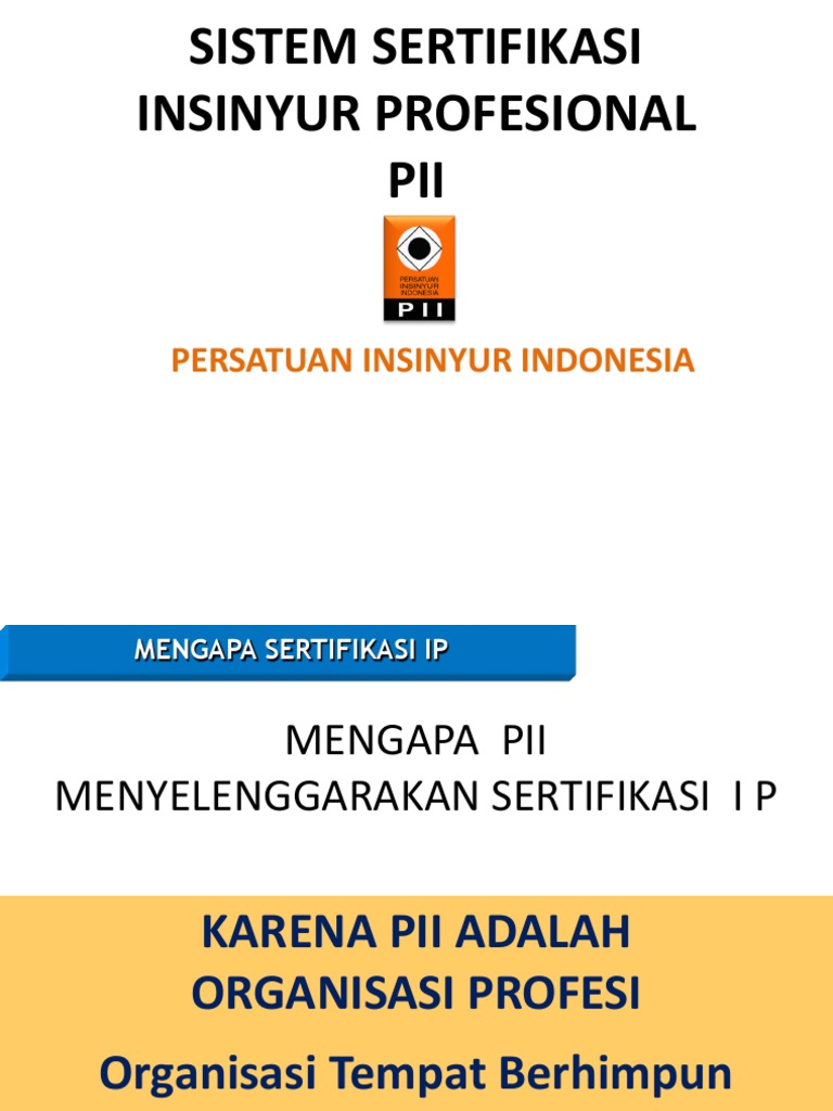 Sistem Sertifikasi Insinyur Profesional | PDF | Bisnis | Teknologi ...