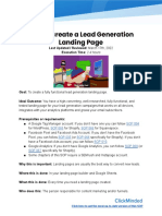 SOP 047 - How To Create A Lead Generation Landing Page