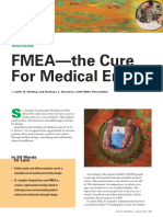 FMEA The Cure of Medical Errors