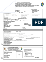 Planilla de Registro para La Defensa Integral de La Nación Inscripcion Militar