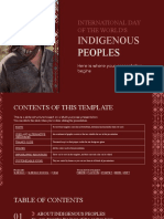 International Day of The World's Indigenous Peoples by Slidesgo