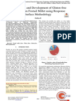 Optimization and Development of Gluten-Free Noodles From Foxtail Millet Using Response Surface Methodology