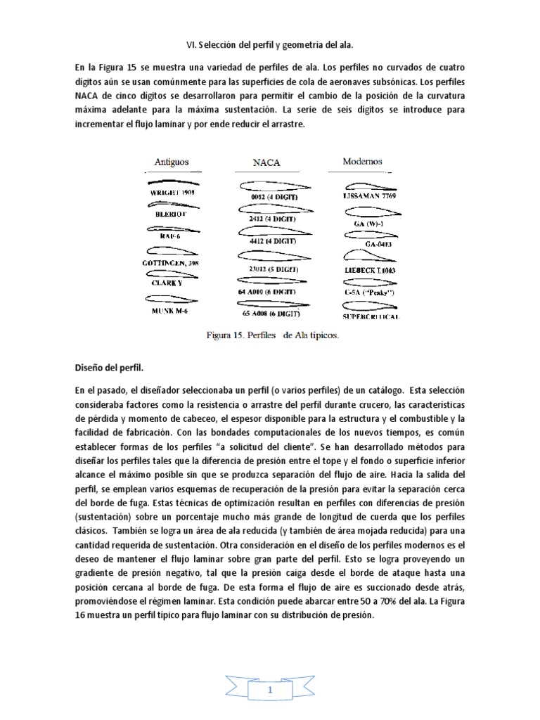 Geometría Del Ala. PDF