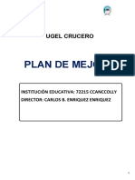 PLAN DE MEJORA Ccanccolly