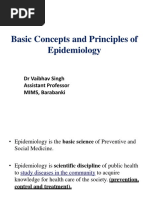 Basic Concepts and Principles of Epidemiology