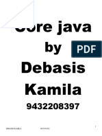 Core-Java Notes by DK