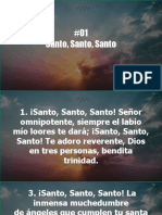 01 Santo, Santo Santo (Versión Tres Estrofas)