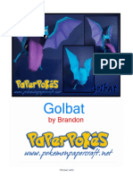 Golbat Letter Lined