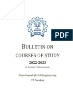 PG Bulletin Courses Civil Engineering 2022 23