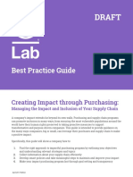 Creating Impact Through Purchasing Best Practice Guide