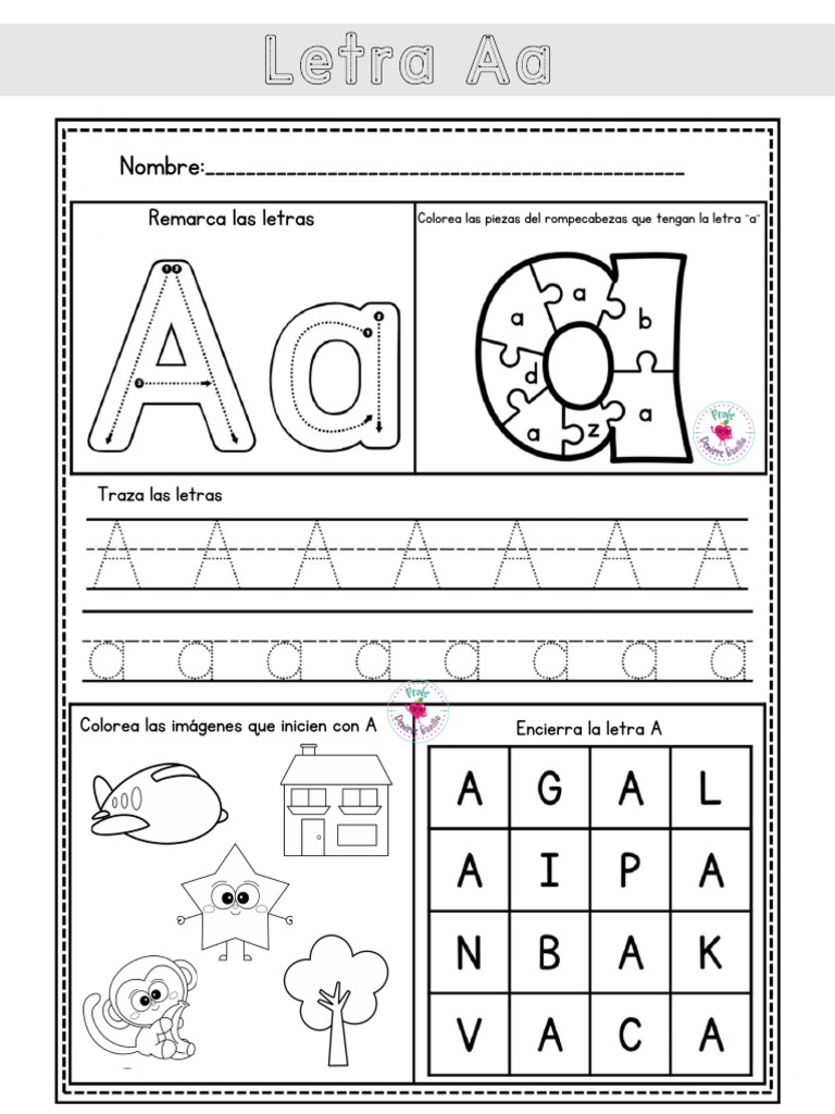 Cuadernillo Vocales | PDF | Caso de carta | Tecnicas artisticas