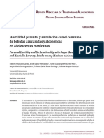 6 - Hostilidad Parental y Su Relación Con El Consumo de Bebidas Azucaradas