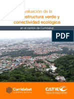 Evaluación de La Infraestructura Verde y Conectividad Ecológica en El Cantón de Curridabat (2016)