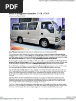 Download Isuzu Philippines Launches NHR I-VAN - News by metre9dmt SN61990079 doc pdf