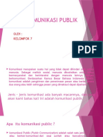 Komunikasi Publik Esensi