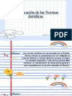 Clasificación de Las Normas Jurídicas