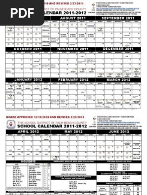 2011 12 Calendar | PDF | Academic Term | Observances