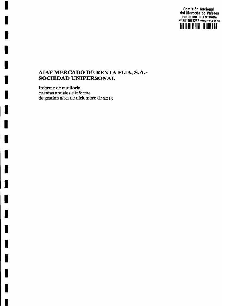 Informe De Auditor a De Cuentas De PriceWaterhouseCoopers PDF